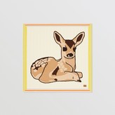 Thumbnail for your product : Burberry Deer Motif Wool Cashmere Baby Blanket