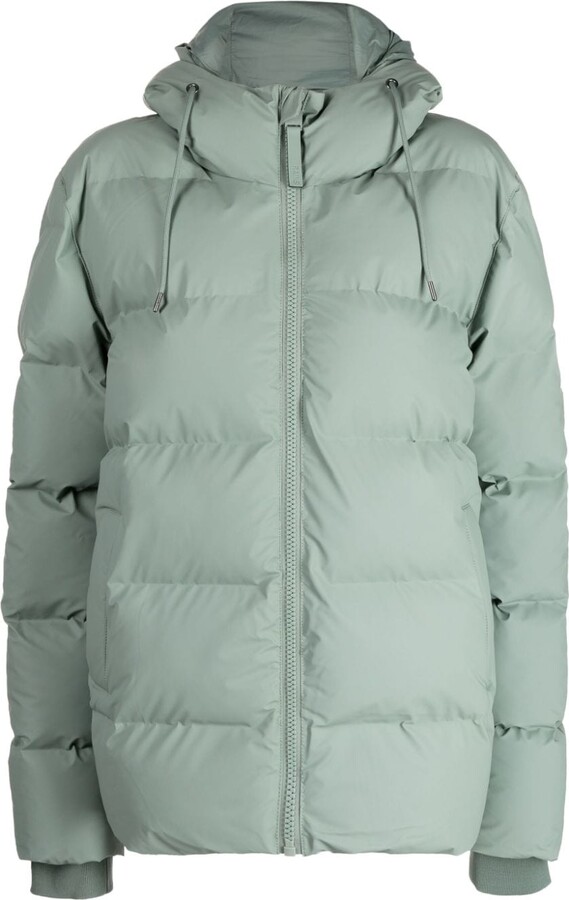 Rains Alta quilted rubberised jacket - ShopStyle Down & Puffer Coats