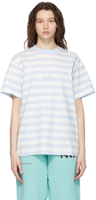 Noon Goons Blue & White Stripe Cruiser T-Shirt