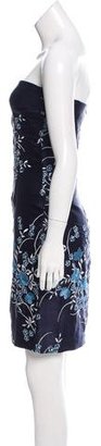 Collette Dinnigan Embroidered Satin Dress
