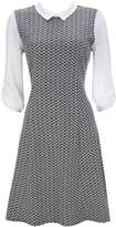 Thumbnail for your product : Monochrome Jacquard Fit And Flare Dress