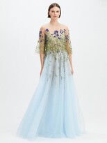 Thumbnail for your product : ODLR Crystal Tulle Gown