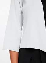 Thumbnail for your product : Evans Grey Wide Sleeve Shrug