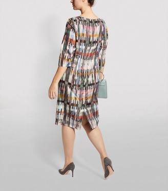 Marina Rinaldi Abstract Print Dress