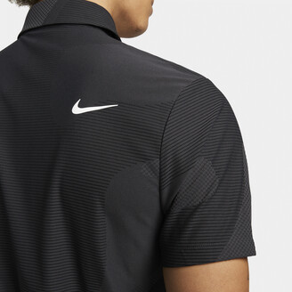 nike black camo golf shirt