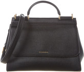 Thumbnail for your product : Dolce & Gabbana Sicily Medium Leather Shoulder Bag