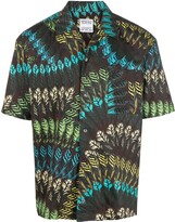 Thumbnail for your product : Marcelo Burlon County of Milan AOP feather short-sleeve shirt