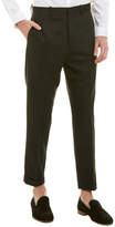 Thumbnail for your product : Vince Drop Crotch Silk & Linen-Blend Trouser