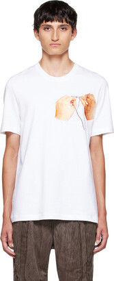 Doublet White Hand Embroidery T-Shirt