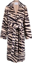 Thumbnail for your product : Stand Studio Winnie zebra-print coat