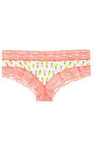 Thumbnail for your product : Victoria's Secret Cotton Lingerie Lace-waist Cheeky Panty