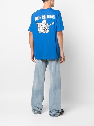 TRUE RELIGION★パッチ刺繍グラフィック Tシャツ TRUE RELIGION Freeway Patch T-Shirt 109475-1001 - Shiekh