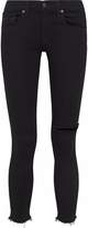 Thumbnail for your product : Rag & Bone Cropped Distressed Mid-rise Skinny Jeans
