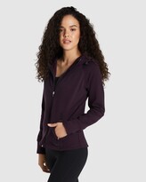 Thumbnail for your product : Rockwear - Women's Purple Coats & Jackets - Funnel Neck Panneled Fleece - Size One Size, 14 at The Iconic