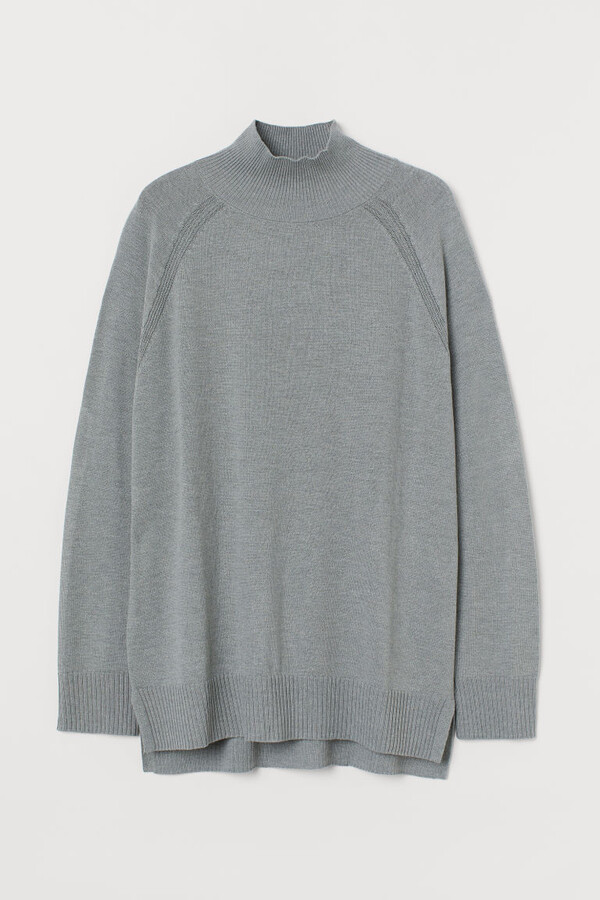 turquoise mock turtleneck