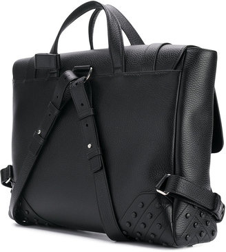 Tod's pin buckle satchel backpack