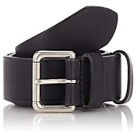 Felisi Men's Numbered Leather Belt-Black