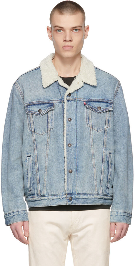 Mens Levi's Sherpa Jacket | Shop the world's largest collection of 