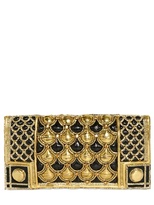 Thumbnail for your product : Balmain Embroidered Silk Clutch