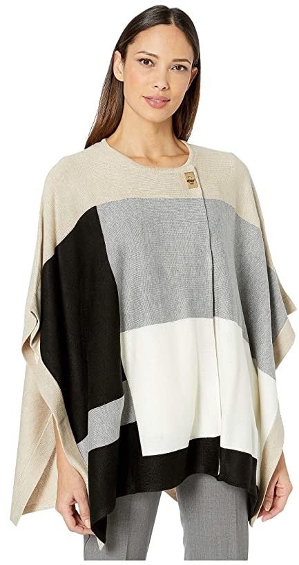 calvin klein poncho sweater