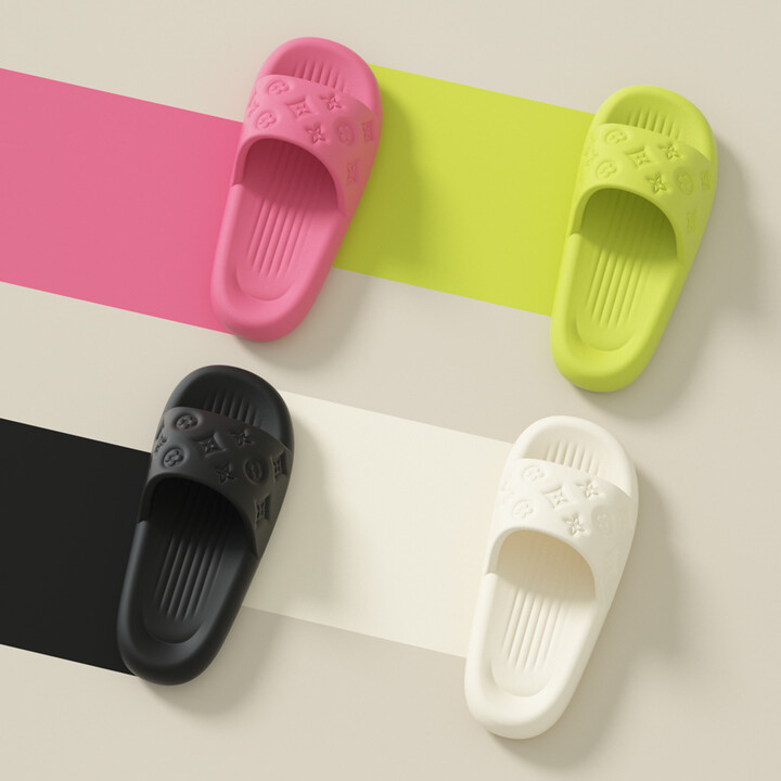 None EVA Slippers Women & apos;s Sabot Shoes Outdoor Wear in Summer Take a Bath Silently Couple Home In the Bathroom Female Stomping on Shit