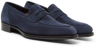 Kingsman + George Cleverley Newport Suede Penny Loafers