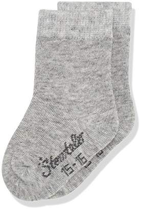 Sterntaler Baby Calzini Uni Chaussettes, Argenté Melange, 22 Socks,(Size