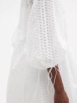 Thumbnail for your product : Cecilie Bahnsen Hella Fil-coupe Midi Wrap Dress - White