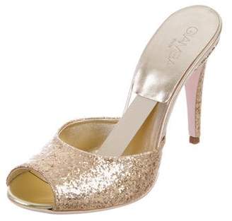 Giamba Glitter Slide Sandals w/ Tags