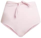 Thumbnail for your product : Mara Hoffman Jay Knot Tie High Waisted Bikini Briefs - Womens - Pink