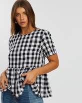 Thumbnail for your product : Atmos & Here Ria Gingham Top