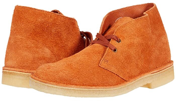 clarks shoes mens orange