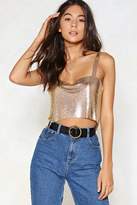 Thumbnail for your product : Nasty Gal I'm Coming Out Chainmail Top