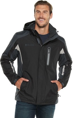 men's free country colorblock hooded jacket