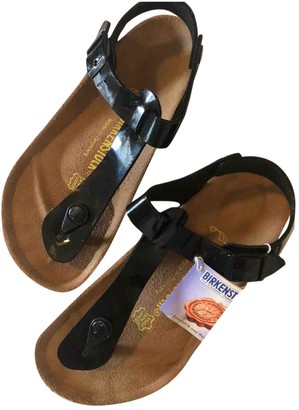 patent leather birkenstock sandals