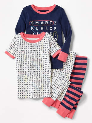 Old Navy 4-Piece Graphic Sleep Set for Toddler & Baby