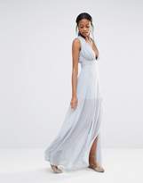 Thumbnail for your product : Missguided Deep Plunge Maxi Dress