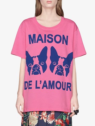Gucci "Maison de l'Amour" T-shirt with Bosco and Orso