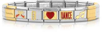 Nomination Classic I Love Dance Gold and Stainless Steel Bracelet