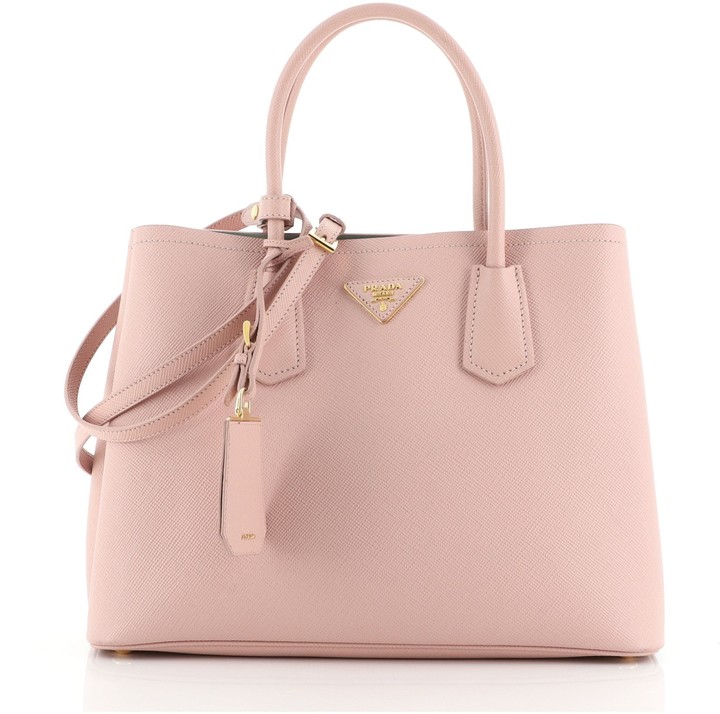prada cuir double tote