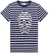 Thumbnail for your product : Alexander McQueen Stripe Blurred Skull Print Tee