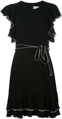 L'Autre Chose ruffled dress - women - Silk - 42