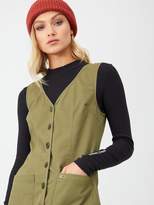 Thumbnail for your product : Tommy Jeans Dungaree Dress - Olive