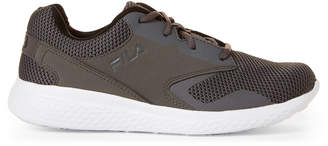 Fila Grey & Black Layers 2.5 Knit Running Sneakers