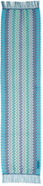 Thumbnail for your product : Missoni Zigzag Knit Scarf, Blue/Green/Purple