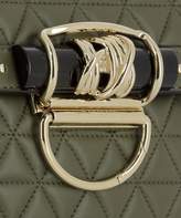 Thumbnail for your product : Balmain Green Leather Shoulder Bag