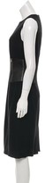 Thumbnail for your product : Michael Kors Wool-Blend Midi Dress Black