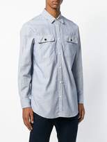Thumbnail for your product : DSQUARED2 striped curved hem shirt