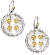 Thumbnail for your product : Gurhan Cloister 24K Yellow Gold & Sterling Silver Quatrefoil Drop Earrings