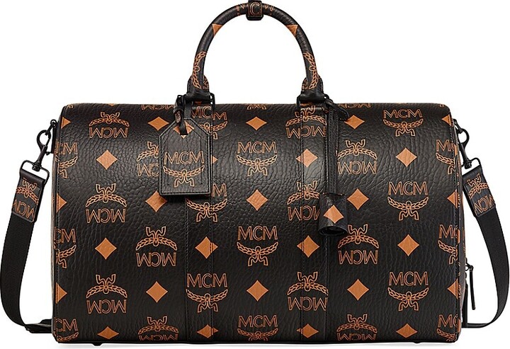 MCM Munchen Vintage Monogram Fabric Tote Large Leather (Denim) Handbags -  ShopStyle